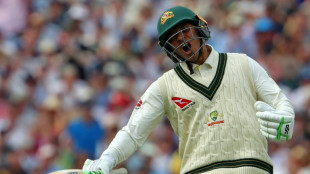 Australia's Khawaja hits first Test century in England