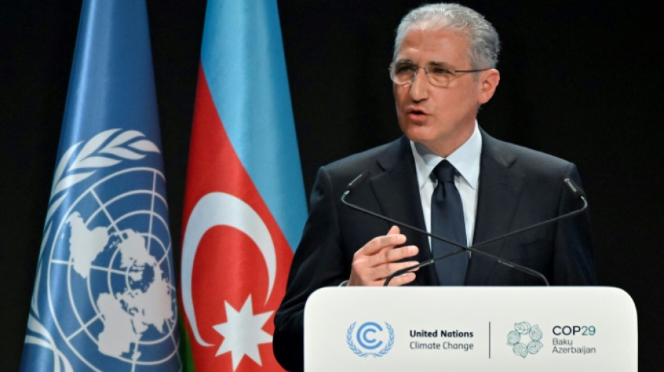 Le pr&eacute;sident de la COP29 blame des pays du Nord "inflexibles" pour justifier un accord "imparfait"