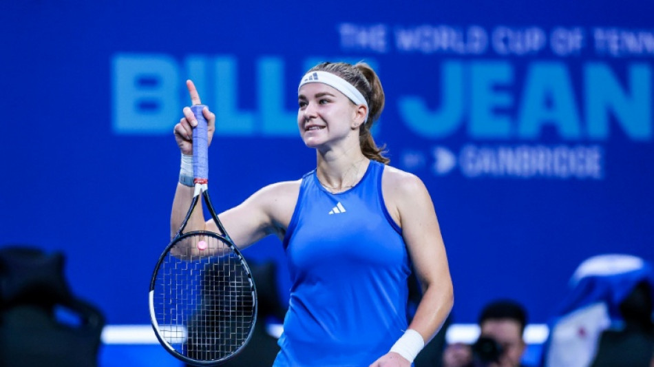  Noskova, Muchova take Czech Republic into BJK Cup final  