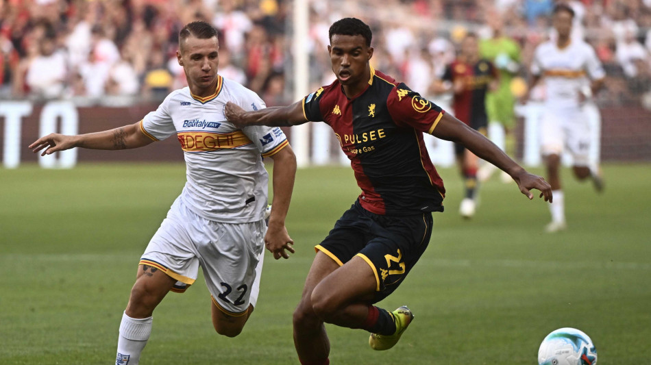  Genoa e Lecce cominciano il campionato senza reti 