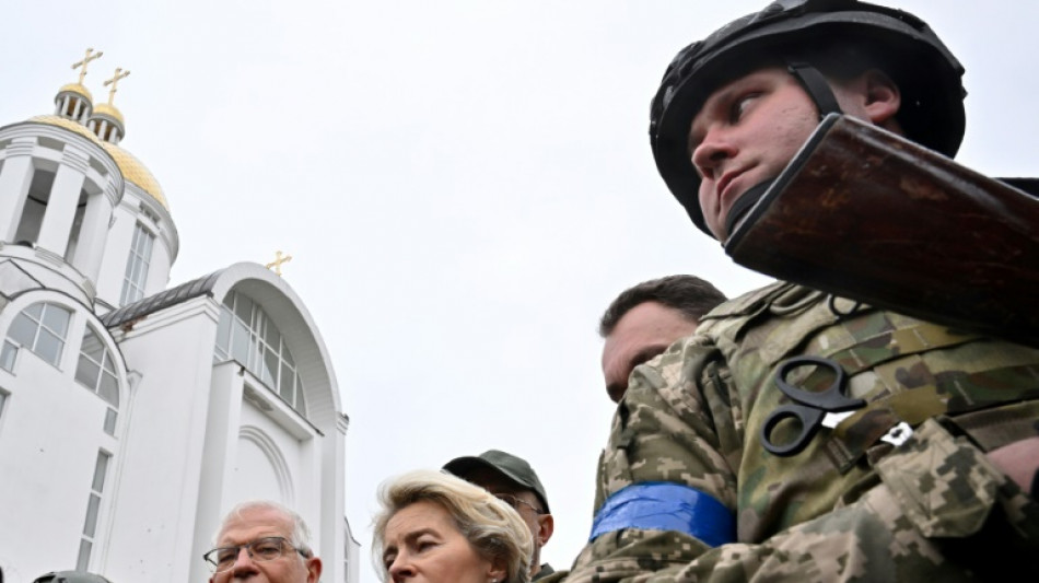 Von der Leyen bescheinigt Ukraine bei Kiew-Besuch "europäische Zukunft"