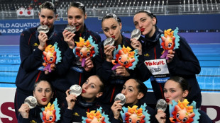 Espa&ntilde;a gana la plata por equipos de nataci&oacute;n art&iacute;stica en el Mundial de Doha