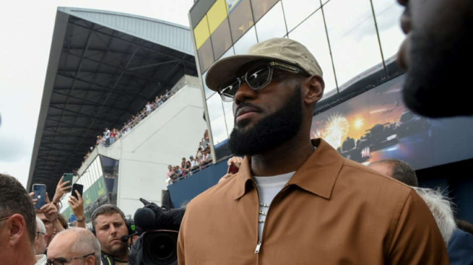 NBA legend LeBron James gets Le Mans underway