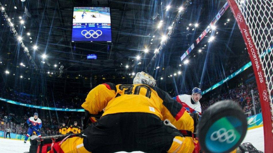 Slovakia beat Germany to reach Olympic men's ice hockey semis