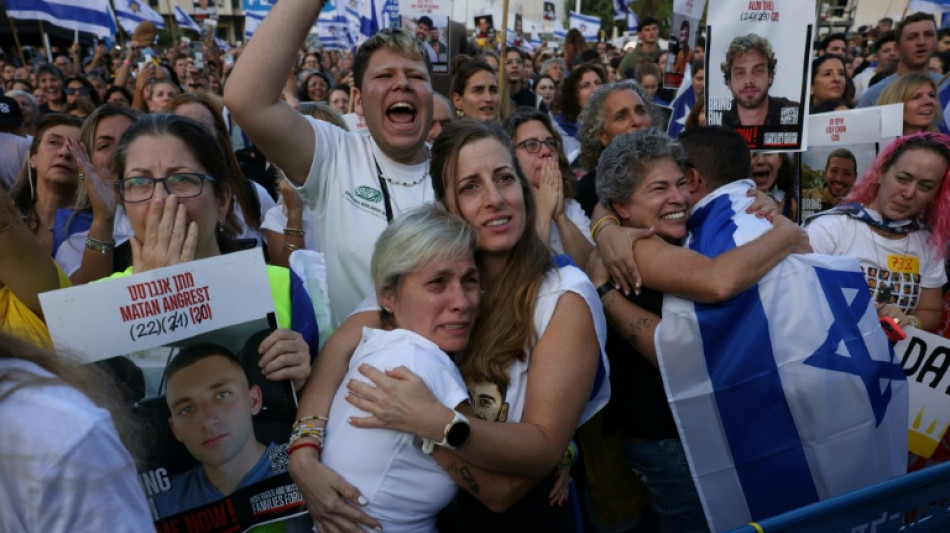 "¡Matan, mi amor, se terminó la guerra!", celebra madre de un rehén israelí liberado de Gaza