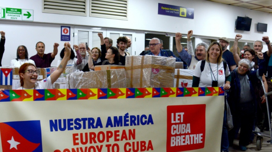  First international aid convoy arrives in crisis-hit Cuba 