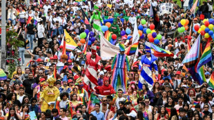 M&aacute;s de 100.000 personas se sumaron a la festiva Marcha del Orgullo en Bogot&aacute;