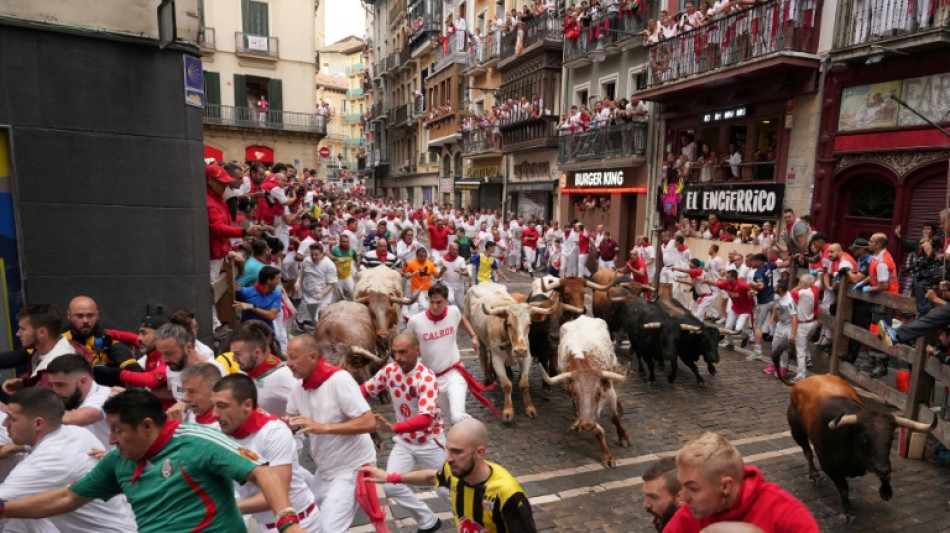 Seis heridos en el primer encierro de las fiestas de San Ferm&iacute;n