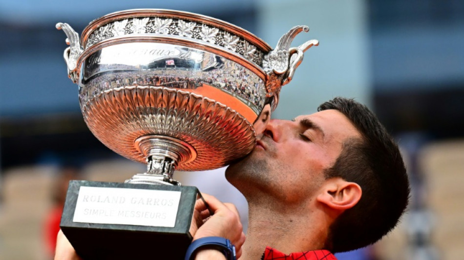 Novak Djokovic's seven French Open finals