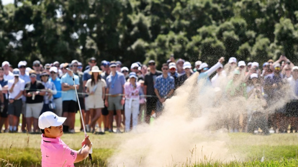 Kim climbs US Open leaderboard with sizzling third-round start