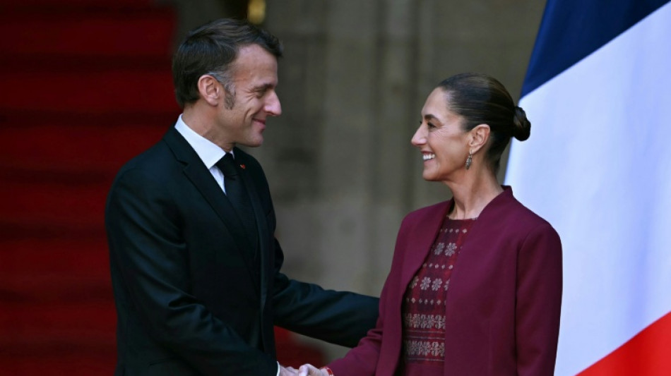 Sheinbaum recebe Macron com foco em com&eacute;rcio e devolu&ccedil;&atilde;o de manuscritos ind&iacute;genas