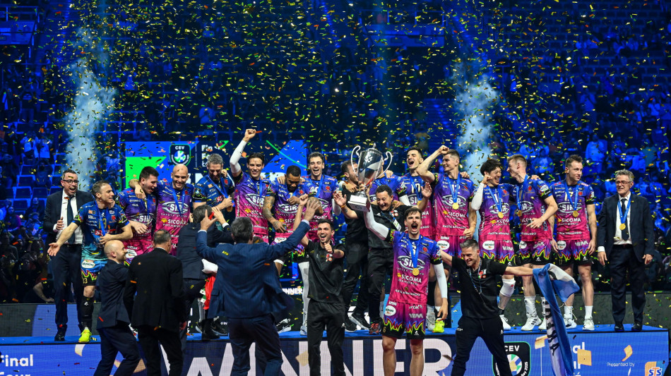  Pallavolo: Perugia &egrave; in finale di Champions League 