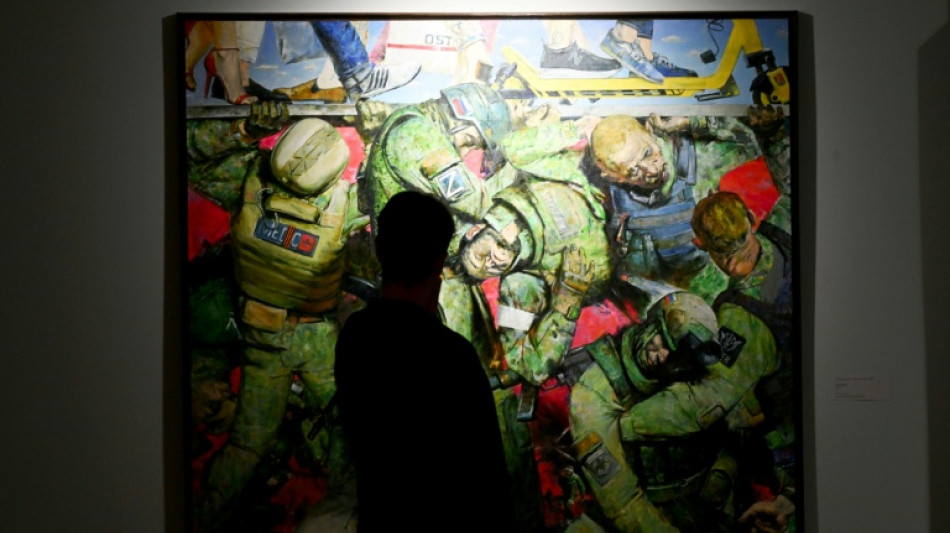 'Animalistic horror': Russia puts war art on display 