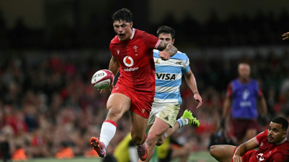 Rees-Zammit back in Wales 'happy place' after Test return
