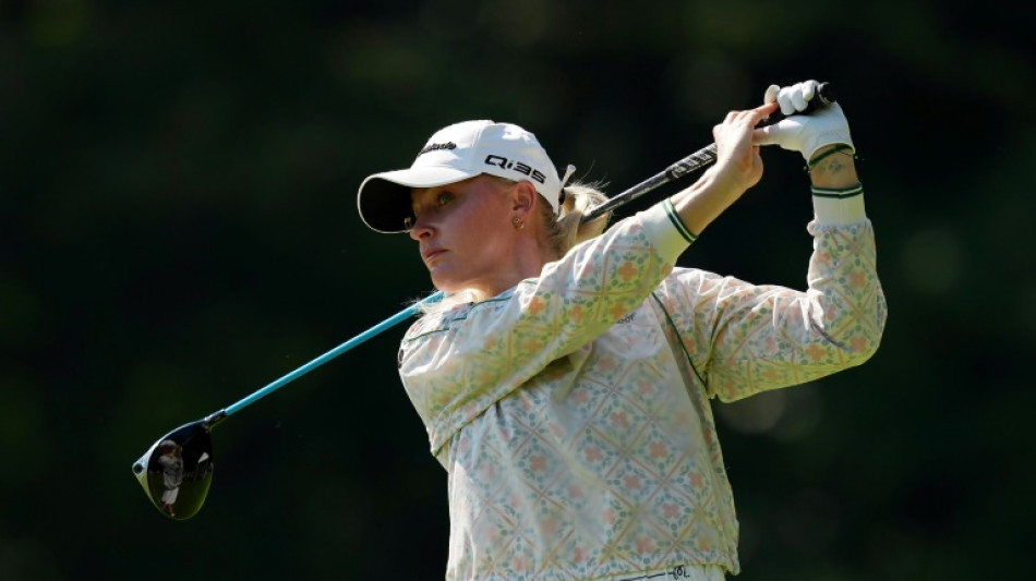  England's Hull leads Jeeno by one at LPGA Queen City event 