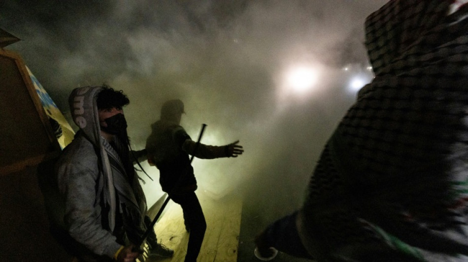 Mobilisation en soutien &agrave; Gaza: affrontements sur un campus de Los Angeles