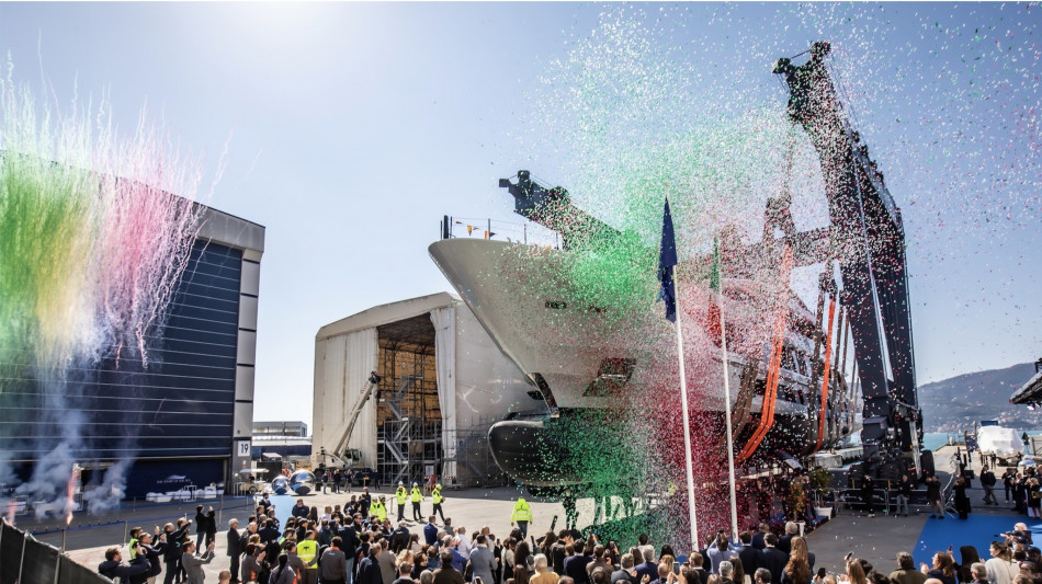 Baglietto vara il primo yacht da 60 metri, il pi&ugrave; grande mai costruito dal cantiere 