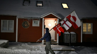 "&iexcl;No queremos ser invadidos!", dice en Nuuk un manifestante solitario en su protesta diaria