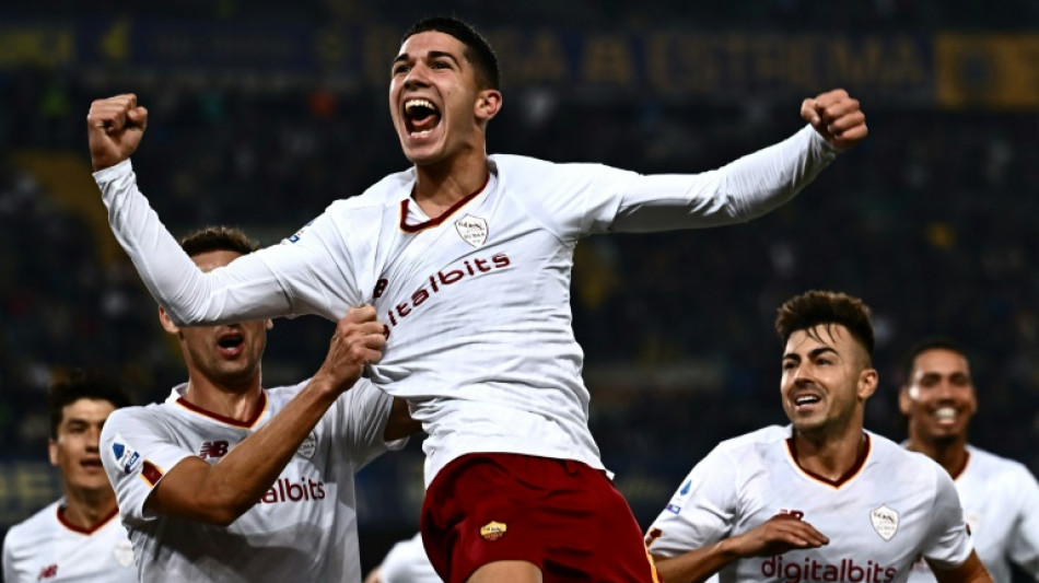 Youngster Volpato fires Roma past 10-man Verona and into top four