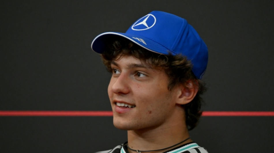  Antonelli fastest for Mercedes in second practice in Belgium 