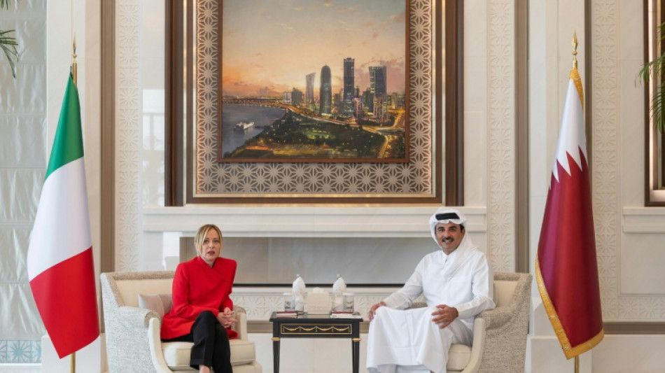  A Doha, Georgia Meloni &eacute;voque la crise &eacute;nerg&eacute;tique avec l'&eacute;mir du Qatar 