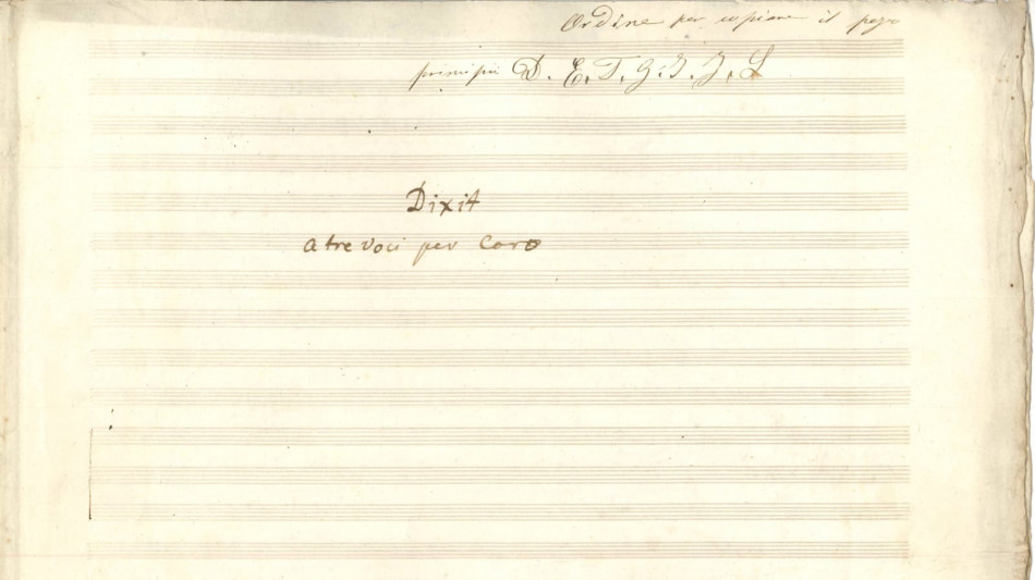  A Bergamo scoperta composizione autografa di Donizetti 
