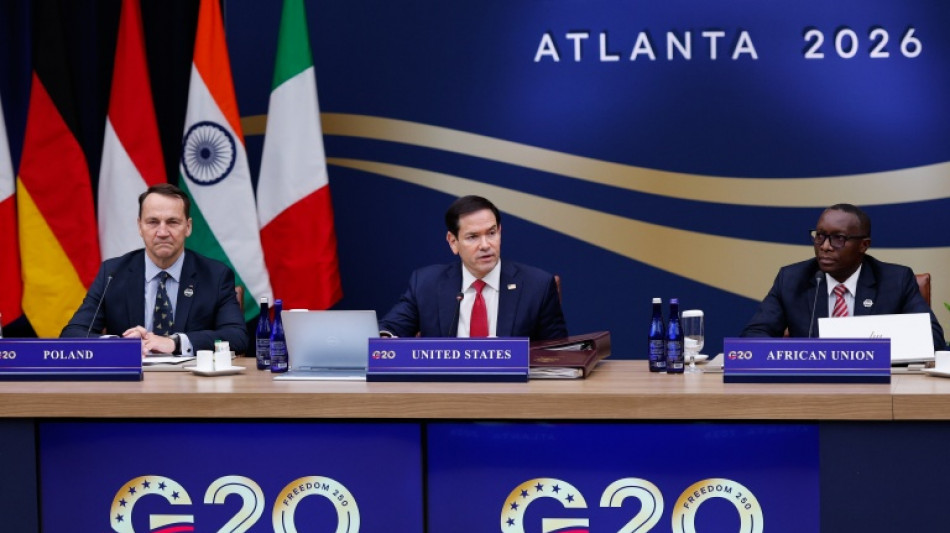 Rubio re&ccedil;oit ses pairs pour un G20 min&eacute; par les conflits