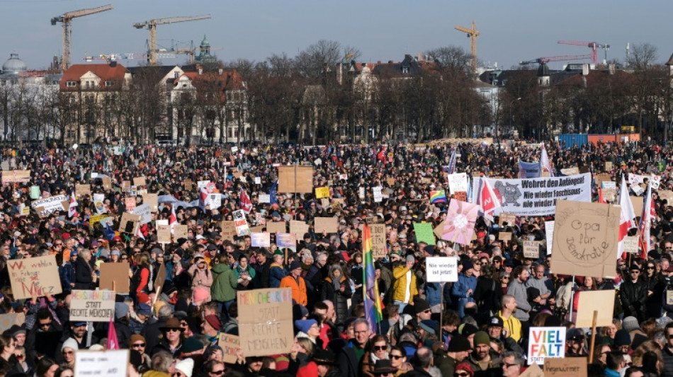 En Allemagne, nouvelle mobilisation massive contre l'extr&ecirc;me droite