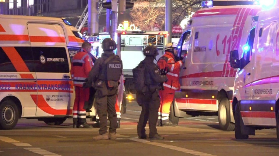Dutzende Verletzte bei mutma&szlig;lichem Anschlag auf Weihnachtsmarkt in Magdeburg