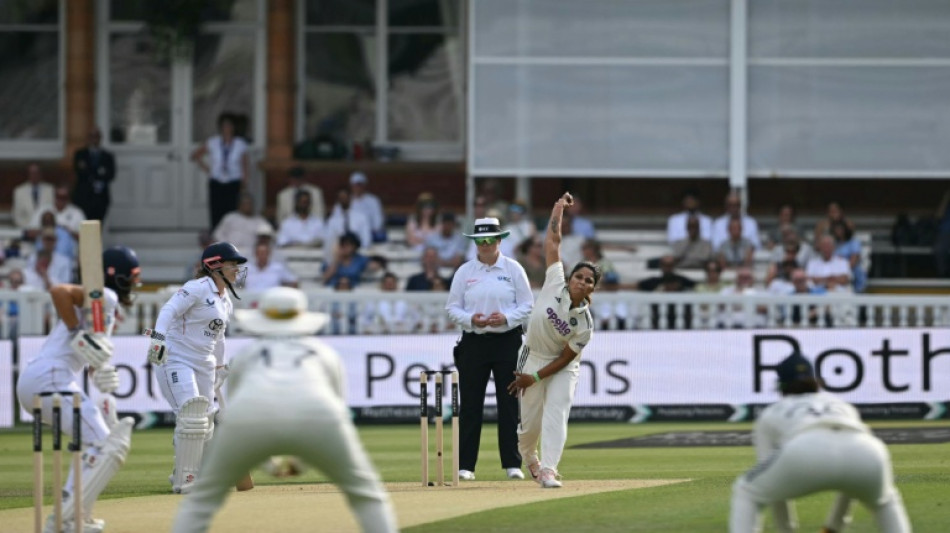  Five-wicket Gaud puts India on top in inaugural women's Test at Lord's 