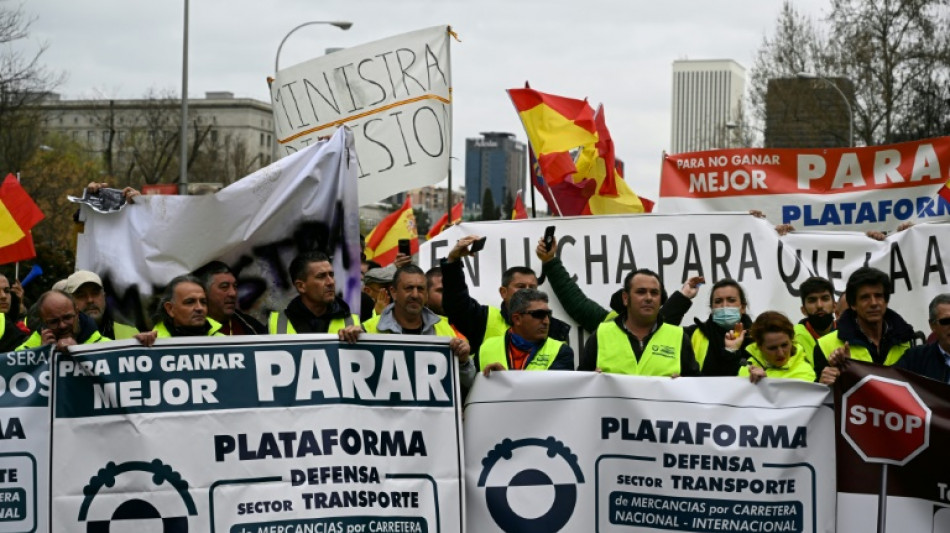 Fin de la huelga de transportistas en Espa&ntilde;a al cabo de dos d&iacute;as