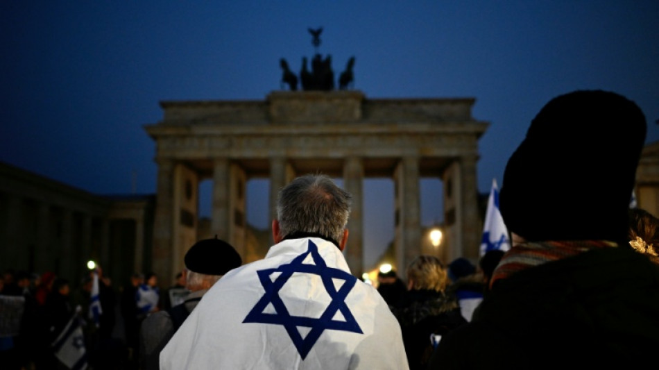  Demos in Berlin zum dritten Jahrestag des Hamas-Angriffs auf Israel am 7. Oktober 