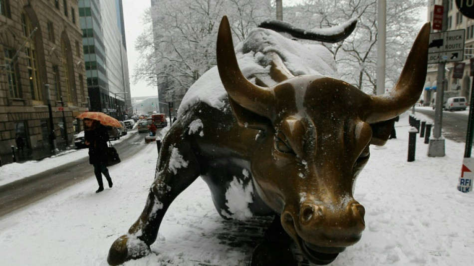 Stocks rally and dollar drops on hopes Fed rates have peaked